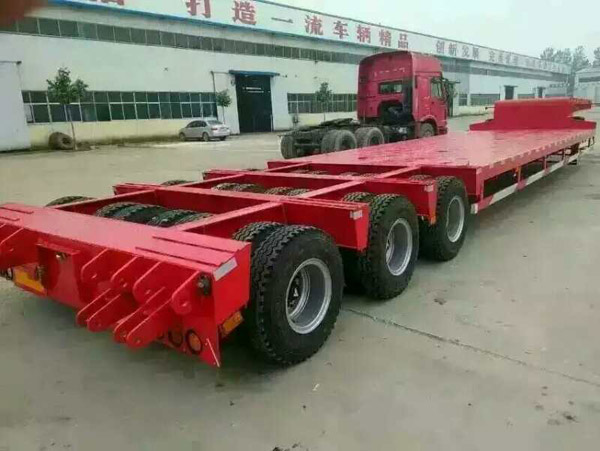 低平板半掛車